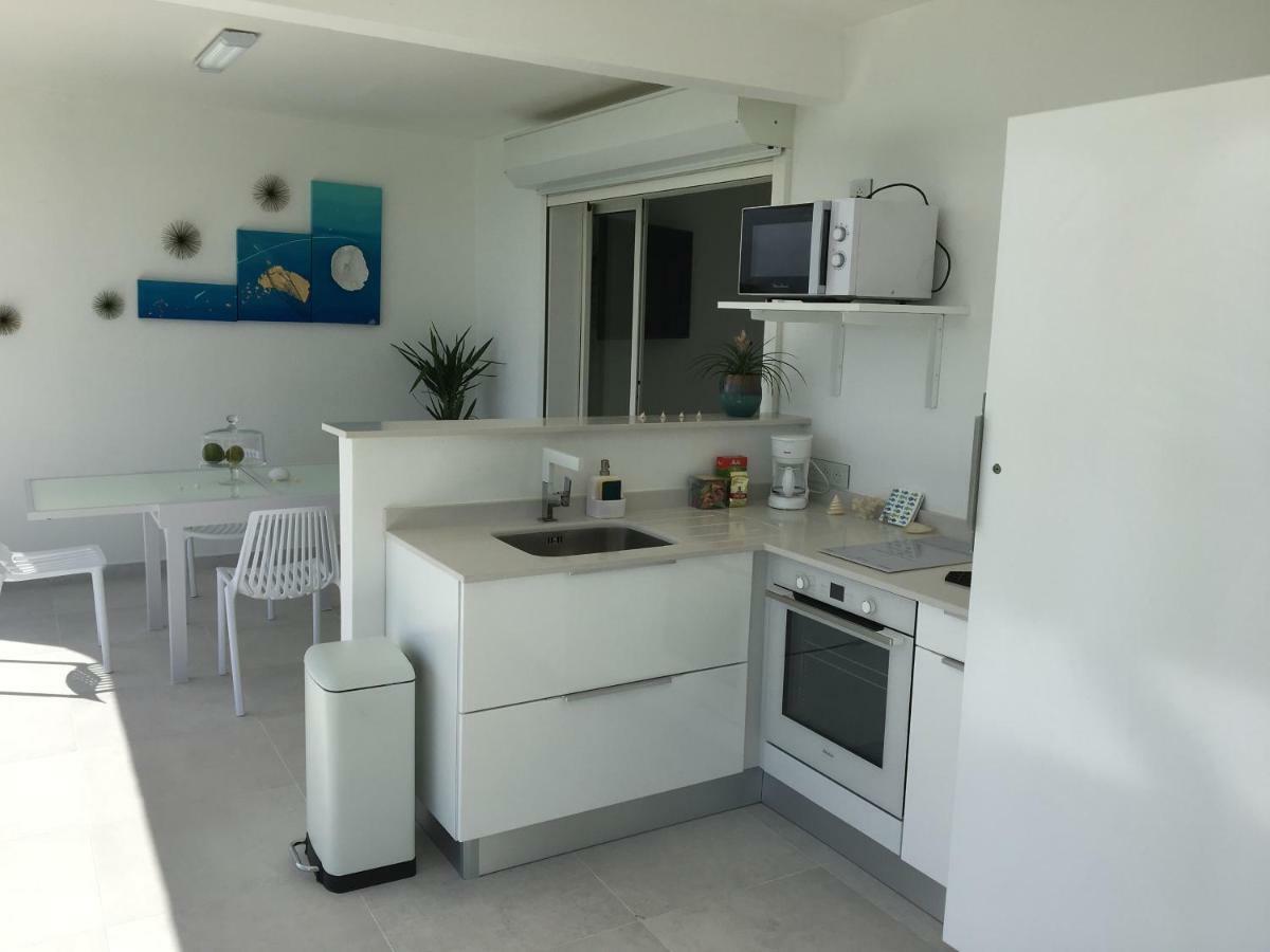 Studio Cozy Melissa Elegance - Guadeloupe , Le Gosier , Dampierre - Avec Pleine Vue Mer - Ocean A 180 Degres Buitenkant foto